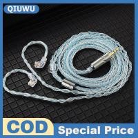 ราคา QIUWU สายหูฟัง T1 qkz 8 Strand ทองแดงชุบเงินสายอัพเกรดสายหูฟังแบบมีสาย3 5มม สำหรับ AK6 zxn zxt ZS10 edX Pro zsr CCA (25611350819)