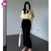 ราคา Kiss Mummy กระโปรงคนท้อง Maternity Skirt กระโปรงคนท้อง กระโปรงยาวถัก กระโปรงคลุมสะโพก ไม่มีพยุงหน้าท้อง สีเทา ดำ ผ้านุ่ม S 5XL 40 100 กก (24546473175)