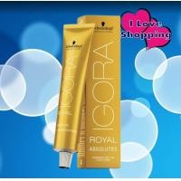ราคา ไม่แถมไฮ Schwarzkopf Igora Royal Absolutes 60 ml สีสำหรับปิดผมขาว (24684991683)