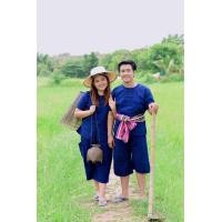 ราคา ชุดม่อฮ่อม เสื้อม่อฮ่อม กางเกงม่อฮ่อม ใส่ได้ทั้งชายและหญิง (23987046634)