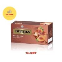 ราคา Twinings Peach Flavored Tea ชาแต่งกลิ่น รสพีช ชนิดซอง 2 กรัม แพ็ค 25 ซอง EXP 01 2028 (24833304058)