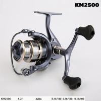 ราคา รอกสปิน รอกตกปลา ตีเหยื่อปลอม Spinng แขนคู่ หมุนลื่น สปูนตื้น ตีง่าย สายไม่ฟู่ KM2500 KM3500 โลหะ ทนทาน (24827026272)