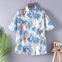 ราคา เสื้อเชิ้ตผ้าฝ้ายลายดอกไม้สไตล์เกาหลีแขนสั้นสำหรับผู้หญิง เสื้อเชิ้ตผู้ชายแฟชั่นลายดอกไม้วินเทจฮาวายแขนสั้น สไตล์เกาหลี เสื้อเชิ้ตสไตล์ฮาวาย ผู้ชาย Clothing ลวดลายโดด เด่น สีสันสดใส Man (26233024341)