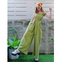 ราคา ชุดจั้มสูทขายาว จั้มหมีผ้าฝ้าย (20942341557)