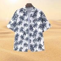 ราคา เสื้อเชิ้ตผ้าฝ้ายลายดอกไม้สไตล์เกาหลีแขนสั้นสำหรับผู้หญิง เสื้อเชิ้ตผู้ชายแฟชั่นลายดอกไม้วินเทจฮาวายแขนสั้น สไตล์เกาหลี เสื้อเชิ้ตสไตล์ฮาวาย ผู้ชาย Clothing ลวดลายโดด เด่น สีสันสดใส Man (26233024353)