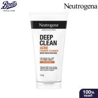 ราคา Neutrogena Deep Clean Acne Foaming Cleanser 150g นูโทรจีนา ดีพ คลีน แอคเน่ โฟมมิ่ง คลีนเซอร์ 150 กรัม (16328403947)