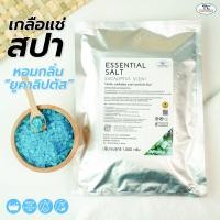 ราคา 1กิโล thaicream ไทยครีม เกลือแช่ตัว กลิ่น ยูคาลิปตัส แช่เท้า มือ แช่ตัวในอ่าง สปามือ foot spa foot soak สปาเท้า thaicream essential salt Eucalyptus foot soak สปาเท้า เกลือสปา Eucalyptus salt (74626265