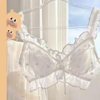 ราคา ULEEK ชุดชั้นใน บราไร้สาย แต่งลูกไม้ แบบบาง สีขาว สไตล์ญี่ปุ่น สําหรับผู้หญิง (22917770076)