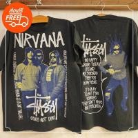 ราคา เสื้อยืดวงดนตรี NIRVANA tag USA เสื้อวินเทจ เสื้อสตรีท แฟชั่น papamama vintage shirt S 5XL (25951246643)