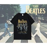 ราคา HOT The Beatles The Beatles Across the Road เสื้อยืดพิมพ์ลายวงร็อค เสื้อยืดผ้าฝ้ายแท้คอกลม ผ้าฝ้าย (21650054872)