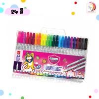 ราคา Master Art มาสเตอร์อาร์ต ปากกาเมจิก หัวแหลม ชนิดสีน้ำ Waterbase มี 12 24 36 48 สี 1 แพ็ค (18375604476)