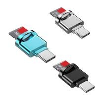 ราคา Micro SD Card Reader Adapter USB Type C to Micro SD TF Card Reader Micro SD Card Adapter for Type C (24804860469)