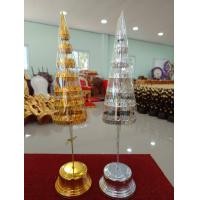 ราคา กะไหล่ ฉัตรเงิน ฉัตรทอง 5 ชั้น 7ชัน เครื่องตั้งศาลบูชา ศาลตายาย ทนทาน แข็งแรง (23809791397)