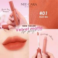 ราคา ลิปแมท พร้อมส่ง ถูก ของแท้ นีคาร่า เวลเวท แมท ลิป เกรซ NA1961 Nee Cara Velvet Matte Lip Glaze neecara (7120388486)