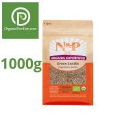 ราคา Natural Premium N P Organic ถั่วเลนทิลเขียว ออร์แกนิค ปริมาณ 1000 กรัม Organic Green Lentils Beans 1000g (691136155)
