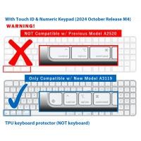 ราคา บางเฉียบ TPU แป้นพิมพ์ป้องกันสําหรับ iMac Mac Magic Keyboard A2449 A2450 A3118 A3203 A2520 A3119 (23508823746)