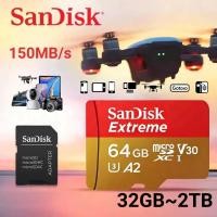 ราคา Sandisk Original Extreme Memory Card 4K Micro TF Mini SD Card 32GB 64GB 128GB 256GB 512GB 1TB 2TB Memory Flash Card (26159267597)
