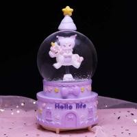 ราคา กล่องดนตรีวันเกิดพร้อมลูกแก้วหมุนสำหรับเด็กผู้หญิง (126453123576)