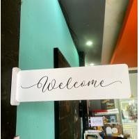 ราคา ป้ายชื่อห้อง 10x35 cm หน้าหลัง ร้านคาเฟ่สุดเก๋ ป้ายร้านอาหาร ป้ายออฟฟิต ป้ายร้านค้า ป้ายแต่งร้าน แบบ 2 หน้า สุดชิค (24457861544)