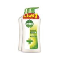 ราคา 1 แถม 1 สบู่เหลวอาบน้ำ Dettol เดทตอล สบู่เหลวอาบน้ำ แอนตี้แบคทีเรีย 500 มล x 2 ขวด (13113560716)