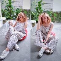 ราคา ชุดจั้มสูทขายาว จั้มหมีผ้าฝ้าย (20937769425)