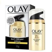 ราคา OLAY Total Effect 7in1 Day Cream Normal SPF15 โอเลย์ โททัล เอฟเฟ็คส์ 7in1 เดย์ครีม สูตรธรรมดา 12g (390832502)