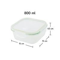 ราคา กล่องแก้ว ถนอมอาหาร อย่างดี Borosilicate glass รุ่น 401 (24935439353)