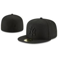 ราคา หมวกเบสบอลใหม่ LA NY SOX สีดำล้วน หมวกปักสำหรับผู้ชายและผู้หญิง (25936474417)