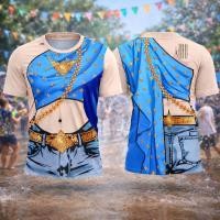 ราคา เสื้อยืดพิมพ์ลาย ลายสไบ เนื้อผ้าไมโครเกรดพรีเมี่ยม (26469648515)