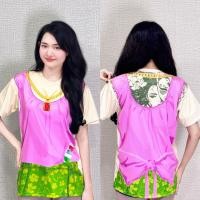 ราคา เสื้อยืดพิมพ์ลาย ลายคอกระเช้า ลายผ้าถุง เเขนสั้น เนื้อผ้าไมโครเกรดพรีเมี่ยม (26416270473)