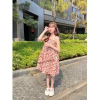 ราคา เดรสคลุมท้อง สายเดี่ยวผูกไหล่ ลายดอกเดซี่สดใสน่ารัก ผ้าฝ้ายแท้ คุณแม่ใส่คุมท้องได้จ้า (24189072991)