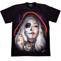 ราคา Rock chang T shirt 3D135 เสื้อยืด เรืองแสง ผู้ชาย ไซส์ยุโรป ลายหน้า หลัง (126797401851)