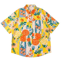 ราคา Suysuy พร้อมส่ง เสื้อเชิ้ต คอปก ลายดอก แฟชั่นเทศกาลสงกรานต์ เนื้อผ้าชีฟอง บางๆลื่นๆ ใส่เย็นสบาย สีสวยลายชัดมาก (126237376169)