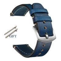 ราคา Zhangeer สายนาฬิกาหนังแท้นาฬิกาเรโทรสำหรับ Seikoสายรัด Snxs79สำหรับผู้ชาย Rolex Oyster 18มม 20มม 22มม 24มม อเนกประสงค์แบบแบนสายรัดข้อมือของผู้หญิงพร้อมเครื่องมือ (24502345131)