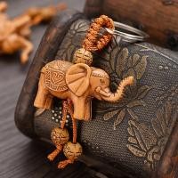 ราคา 10ชิ้น พวงกุญแจช้างแกะสลักไม้สไตล์วินเทจ พวงกุญแจสัตว์นำโชคแห่งความมั่งคั่ง จี้ห้อยรถยนต์ งานฝีมือ DIY แฮนด์เมด (23920091236)