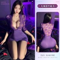 ราคา ชุดเดรสสั้นผ้าลูกไม้แขนยาว O Neck ทรงเข้ารูป ผ้าไหมพิมพ์ลายดอกไม้ สำหรับผู้หญิง เดรสยาวคลุมเข่า ทรงเข้ารูป ชุดทำงาน ชุดเดรสสั้น (25266135279)