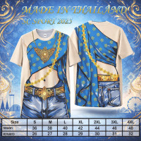 ราคา SC SPORTS เสื้อสงกรานต์ลายไทยสไบหลากสี รุ่นสายแซ่บ 3D ผ้าแห้งไว ใส่เล่นน้ำไม่อมน้ำ เสื้อทีมสงกรานต์ (126496548925)