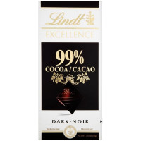 ราคา ลินด์เอ็กเซอร์แลนด์ ดาร์กช็อกโกแลต 100 กรัม Lindt Excellence Dark Cocoa Chocolate (17042244950)