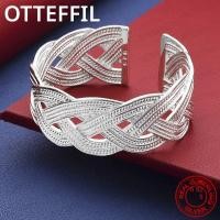 ราคา กำไลข้อมือเงินแท้ 925 ลายกากบาทสาน สำหรับผู้หญิง ผู้ชาย งานแต่งงาน งานหมั้น แฟชั่น เครื่องประดับงานปาร์ตี้ (26151997413)