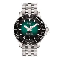 ราคา Tissot Seastar 1000 Powermatic 80 ทิสโซต์ Seastar 1000 พาวเอร์เมติค T1204071109101 สีเขียว เงิน นาฬิกาสำหรับผู้ชาย (8404315855)