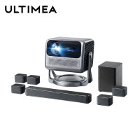 ราคา ULTIMEA ชุดโฮมเธียเตอร์ ซาวด์บาร์ 7 1 แชนแนล Dolby Atmos โปรเจคเตอร์ 4K พร้อมขาตั้งหมุนได้ 90 Poseidon D80 Boom Nova C40 (126518397599)
