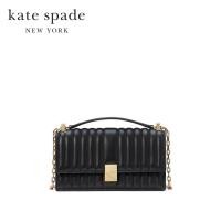 ราคา Kate Spade New York กระเป๋าสะพายข้างรุ่น Deco Quilted Mini Flap Chain Crossbody KI763 001 สี Black (25301495320)