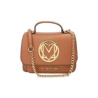 ราคา Love Moschino กระเป๋าสะพายมือปิดด้วยกระดุมโลโก้โลหะ (126462241104)