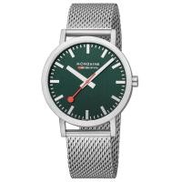 ราคา ของแท้ประกันช้อป Mondaine CLASSIC 40 mm Stainless Steel Forest Green Watch A660 30360 60SBJ นาฬิกาข้อมือ (23771580423)