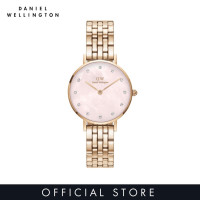 ราคา ของแท้ประกันศูนย์ Daniel Wellington Petite Lumine 28mm 5 Link Rose Gold นาฬิกา ผู้หญิง (25286731598)