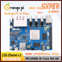 ราคา CVDFR Orange Pi 5 Plus 8GB RK3588 LPDDR4คอมพิวเตอร์ขนาดเล็ก PCIe M 2 M KEY คอมพิวเตอร์บอร์ดเดี่ยวเรียกใช้ Orangepi Os Ubuntu22 04 Debian11 Android12 NHURF (22440313701)