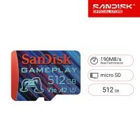 ราคา SanDisk GamePlay microSD card for Mobile Gaming 512GB microSDXC SQXAV V30 U3 C10 A2 UHS I 190MB s R 130MB s W SDSQXAV 512G GN6XN (21410275644)