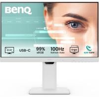 ราคา BenQ GW2486TC Office USB hub Monitor 24 1080p Coding Mode IPS Eye Care Tech Adaptive Brightness Height Adjustable White Monitor Noice Cancelling Mic Daisy Chain USB C (26474295104)