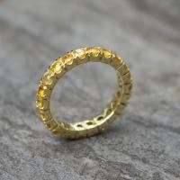 ราคา แหวนพลอยบุษราคัมน้ำทองบางกะจะ Yellow Sapphire เรือนเงินแท้ 92 5 ชุบทอง ไซด์นิ้ว56 หรือเบอร์ 7 5 US (126204870855)