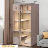 ราคา Cat Villa วิลล่าแมว บ้านแมว คอนโดแมว บ้านแมว กรงแมว ระบายอากาศได้ดี ไม่ร้อน กรงแมว กรงแมวแบบใหญ่ๆ วิลล่าแมวไม้ (24668173030)